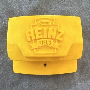 NFL Pittsburgh Steelers Football Yellow Heinz Field Cup Holder Medallion